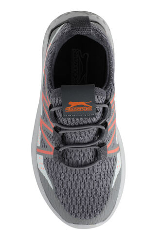 Slazenger EFUA Sneaker Children's Shoes Dark Gray - Orange - Thumbnail