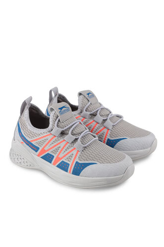 Slazenger EFUA Sneaker Children's Shoes Gray - Blue - Thumbnail
