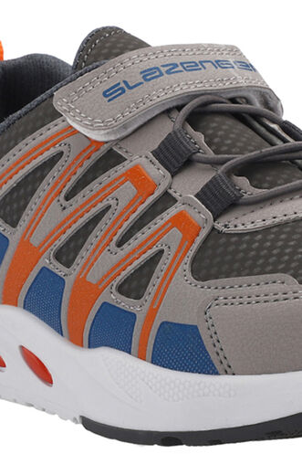 Slazenger ELIPS Erkek Sneaker Ayakkabıları Gri - Thumbnail