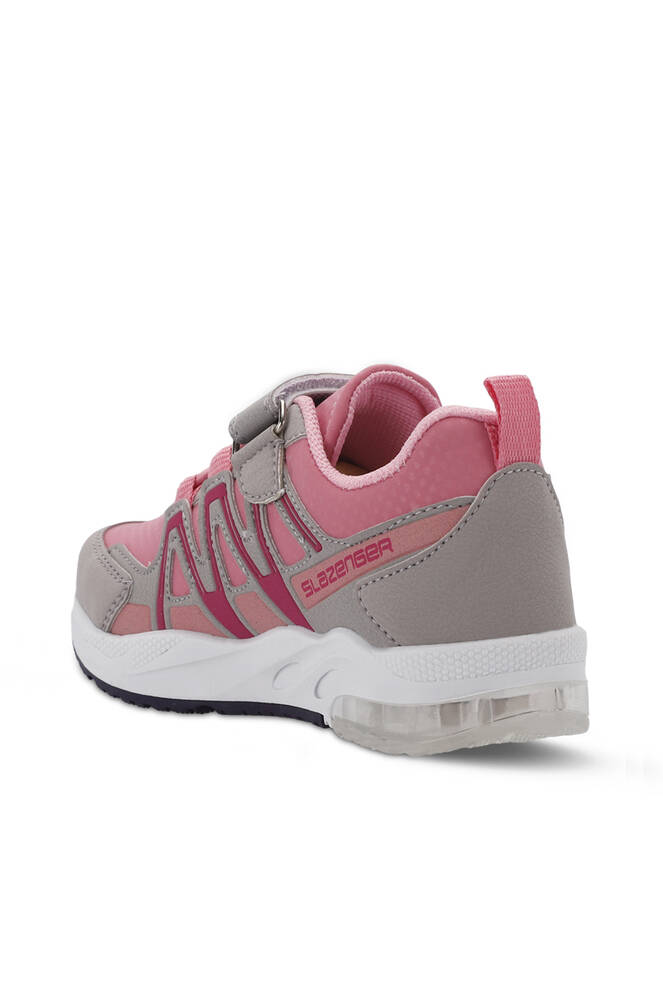 Slazenger ELIPS Unisex Çocuk Sneaker Ayakkabıları Gri - Pembe