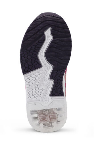 Slazenger ELIPS Unisex Çocuk Sneaker Ayakkabıları Gri - Pembe - Thumbnail