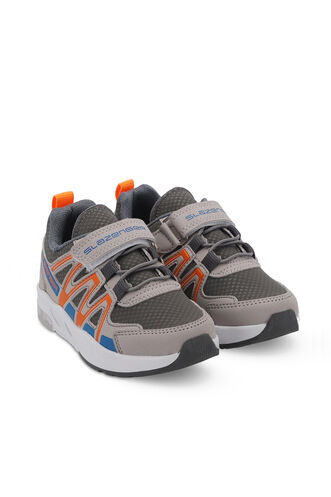 Slazenger ELIPS Unisex Çocuk Sneaker Ayakkabıları Gri - Thumbnail