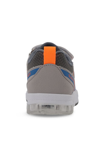 Slazenger ELIPS Unisex Çocuk Sneaker Ayakkabıları Gri - Thumbnail