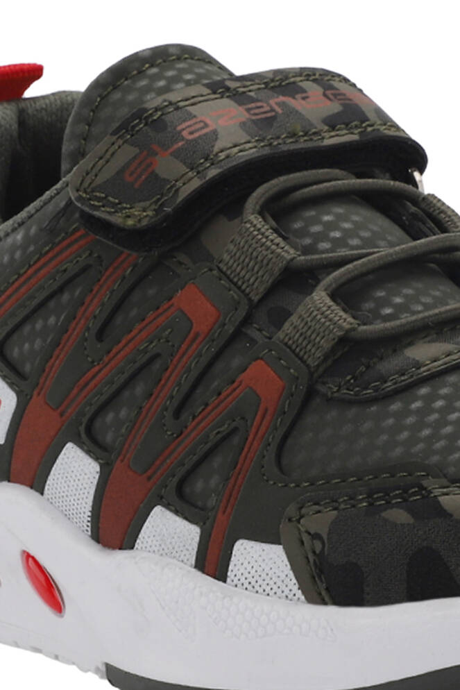 Slazenger ELIPS Unisex Çocuk Sneaker Ayakkabıları Zeytin Kamuflaj