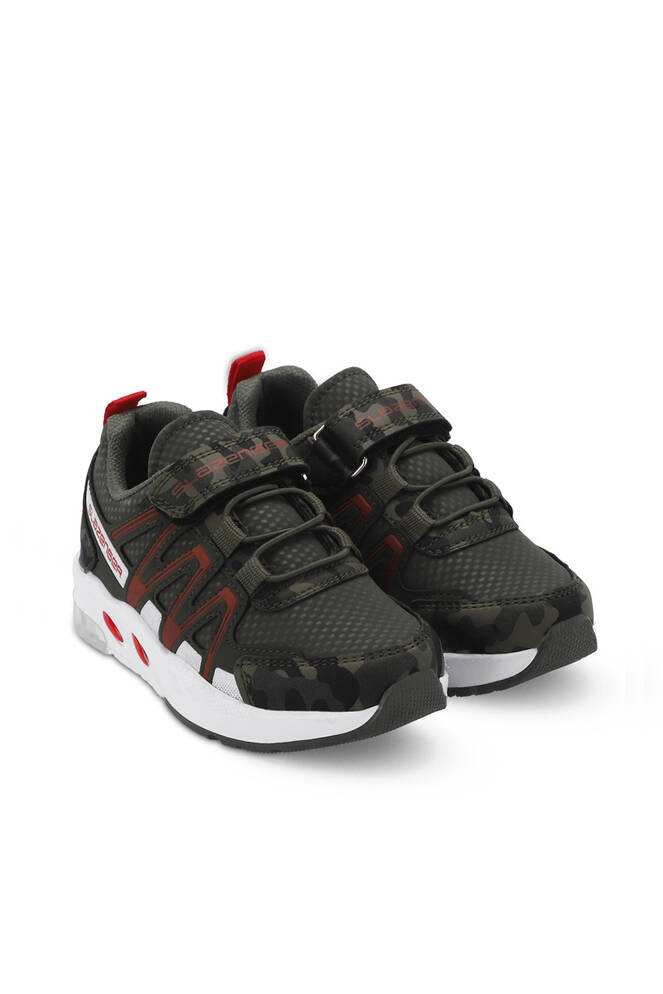 Slazenger ELIPS Unisex Çocuk Sneaker Ayakkabıları Zeytin Kamuflaj