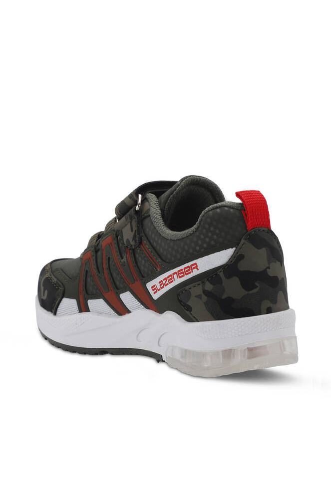 Slazenger ELIPS Unisex Çocuk Sneaker Ayakkabıları Zeytin Kamuflaj