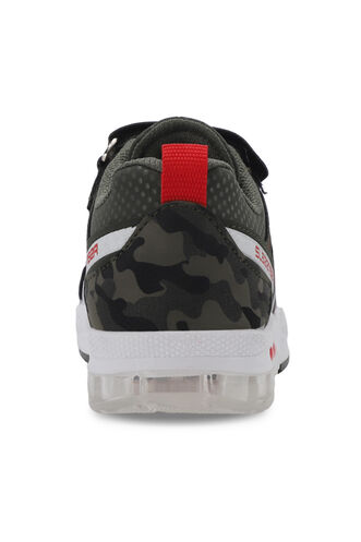 Slazenger ELIPS Unisex Çocuk Sneaker Ayakkabıları Zeytin Kamuflaj - Thumbnail