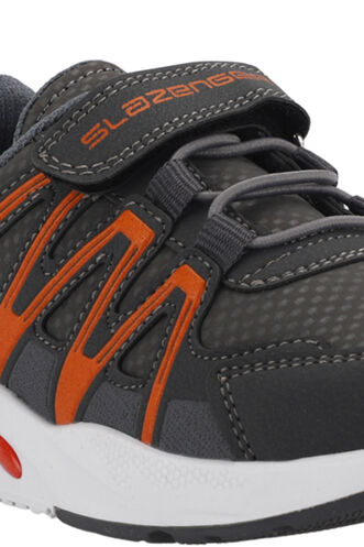 Slazenger ELIPS Unisex Çocuk Sneaker Ayakkabıları Koyu Gri - Thumbnail