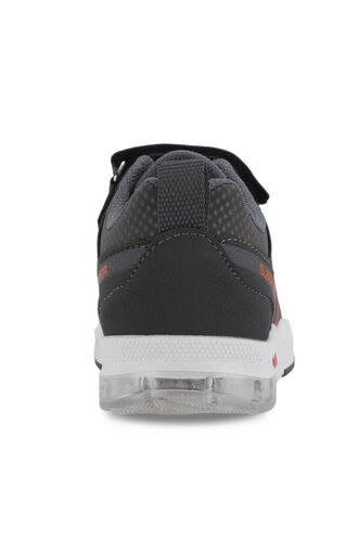 Slazenger ELIPS Unisex Çocuk Sneaker Ayakkabıları Koyu Gri - Thumbnail