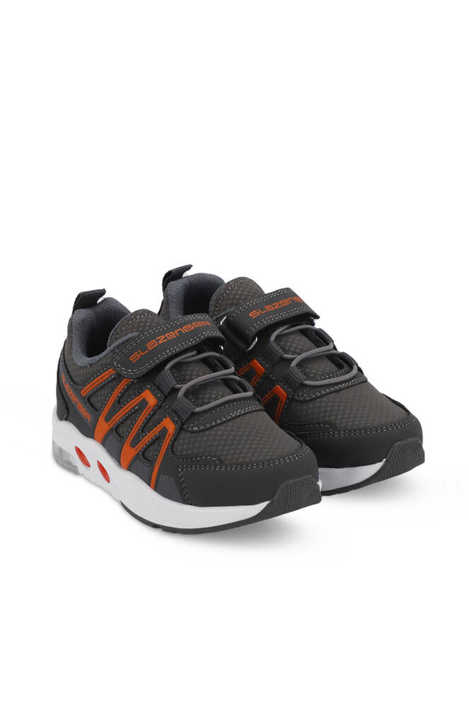 Slazenger ELIPS Unisex Çocuk Sneaker Ayakkabıları Koyu Gri