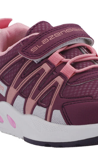 Slazenger ELIPS Unisex Çocuk Sneaker Ayakkabıları Mor - Thumbnail