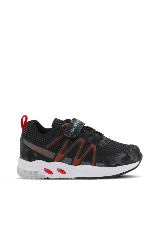 Slazenger ELIPS Unisex Çocuk Sneaker Ayakkabıları Siyah Kamuflaj