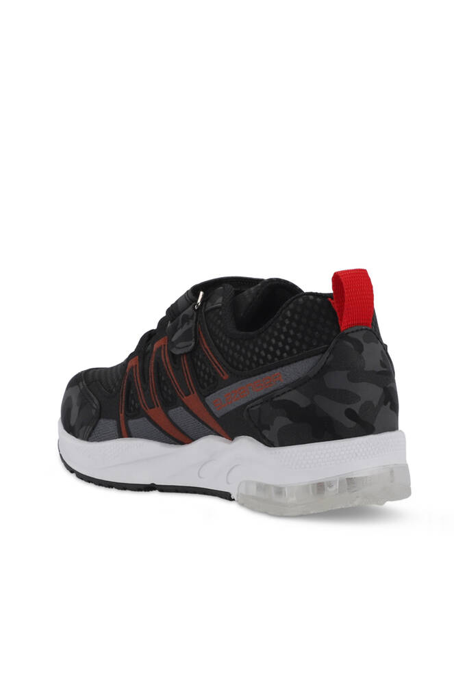 Slazenger ELIPS Unisex Çocuk Sneaker Ayakkabıları Siyah Kamuflaj