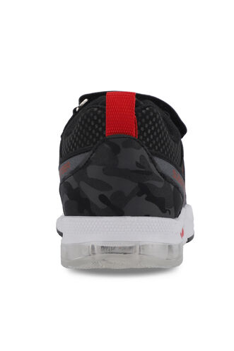 Slazenger ELIPS Unisex Çocuk Sneaker Ayakkabıları Siyah Kamuflaj - Thumbnail