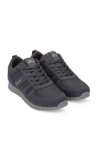 Slazenger ELRAEN Kadın Sneaker Ayakkabıları Koyu Gri - Thumbnail