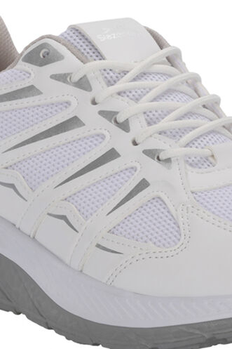Slazenger EMEKA Erkek Beyaz / Gri Koşu & Yürüyüş Spor Ayakkabısı - Thumbnail