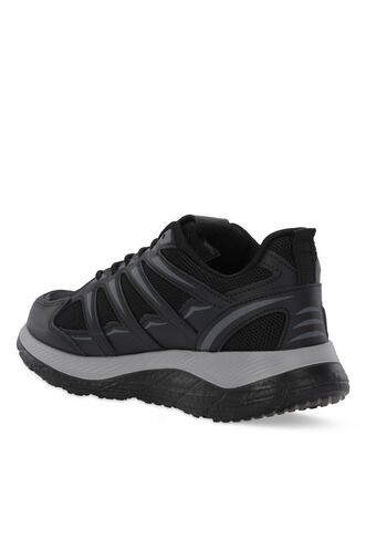 Slazenger EMEKA Erkek Siyah / Koyu Gri Koşu & Yürüyüş Spor Ayakkabısı - Thumbnail