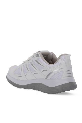 Slazenger EMEKA Kadın Beyaz / Gri Koşu & Yürüyüş Spor Ayakkabısı - Thumbnail