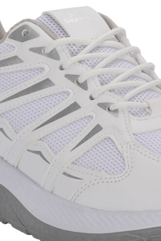 Slazenger EMEKA Kadın Beyaz / Gri Koşu & Yürüyüş Spor Ayakkabısı - Thumbnail