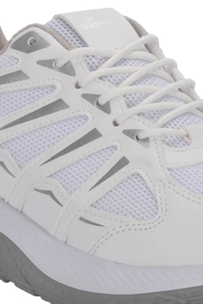 Slazenger EMEKA Kadın Beyaz / Gri Koşu & Yürüyüş Spor Ayakkabısı