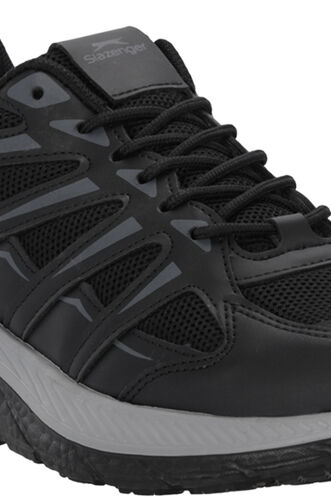 Slazenger EMEKA Kadın Siyah / Koyu Gri Koşu & Yürüyüş Spor Ayakkabısı - Thumbnail