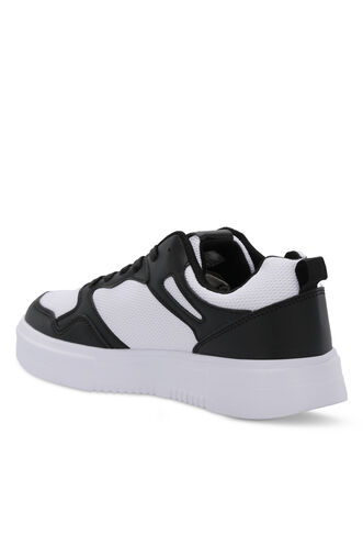 Slazenger EMMA Erkek Sneaker Ayakkabı Beyaz - Siyah - Thumbnail