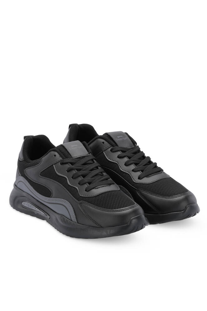 Slazenger ENRIQUE Erkek Sneaker Ayakkabı Siyah - Siyah