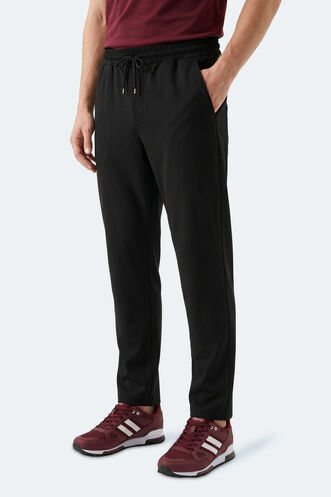 Slazenger - Slazenger ESPINO Erkek Cepli Siyah Pantolon