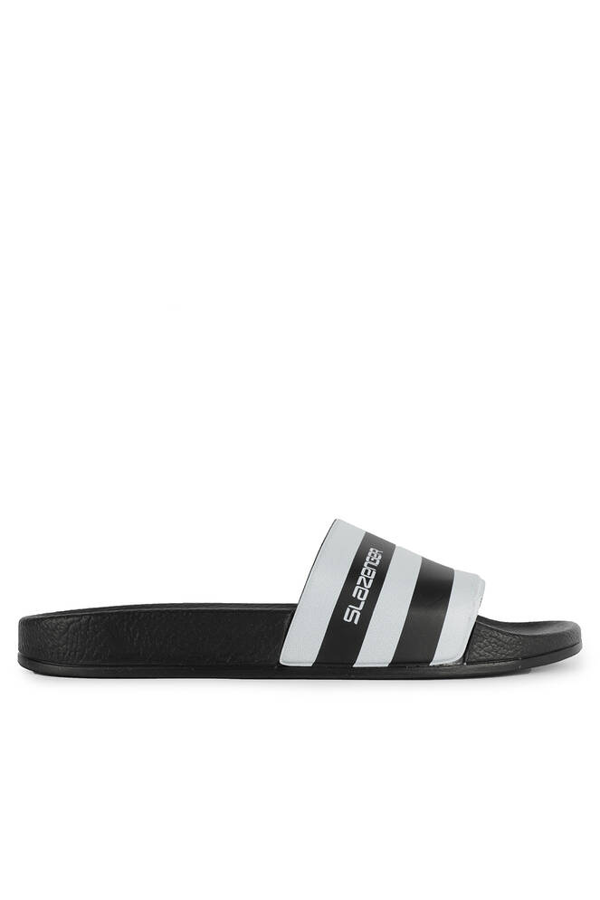 Slazenger FABRI Kadın Terlik Siyah - Beyaz
