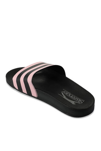 Slazenger FABRI Kadın Terlik Siyah - Pembe - Thumbnail