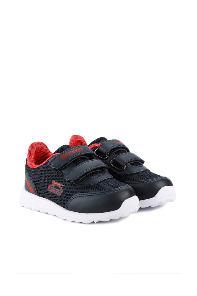 Slazenger FAINA Sneaker Erkek Çocuk Ayakkabı Lacivert - Kırmızı