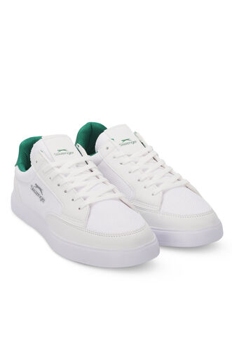 Slazenger FEDDE Men's Sneaker White - Green - Thumbnail