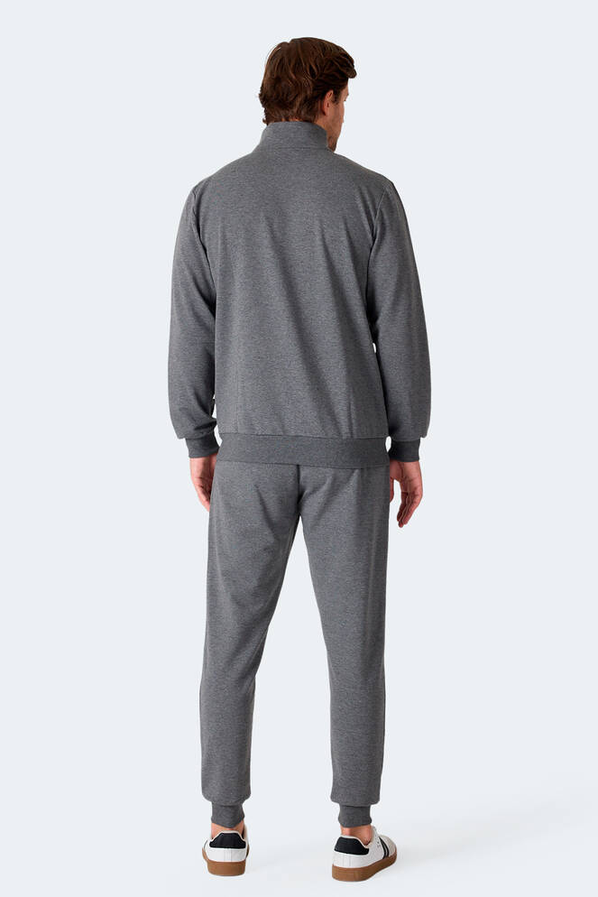 Slazenger FELON Erkek Fermuar Cepli Antrasit Eşofman Takımı