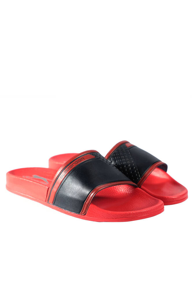 Slazenger FERONA Men's Slippers Navy - Red