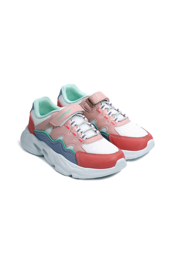 Slazenger FEROZE Sneaker Girls Children's Shoes White - Pink