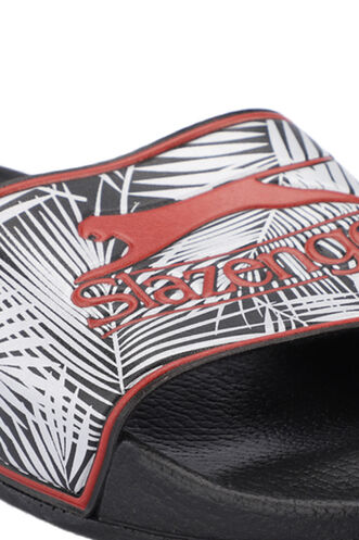 Slazenger FEVER Men's Slippers Black - Red - Thumbnail
