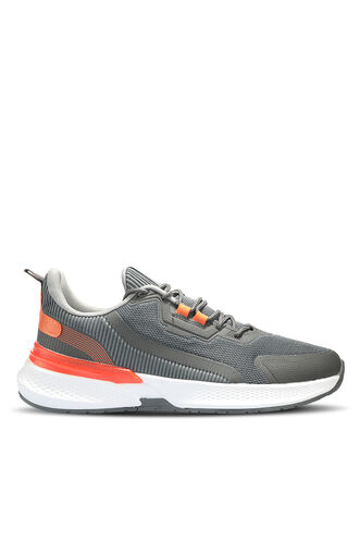Slazenger - Slazenger FINAL Sneaker Erkek Ayakkabı Koyu Gri - Turuncu