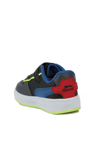 Slazenger FITZ Boys' Sneaker Shoes Black - Dark Gray - Thumbnail