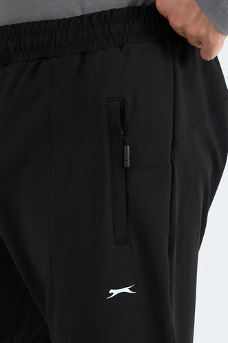 Slazenger FLAUNT Erkek Fermuar Cepli Siyah Eşofman Altı - Thumbnail