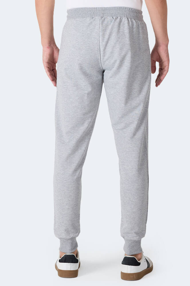 Slazenger FRENZY Erkek Fermuar Cepli Gri Eşofman Altı