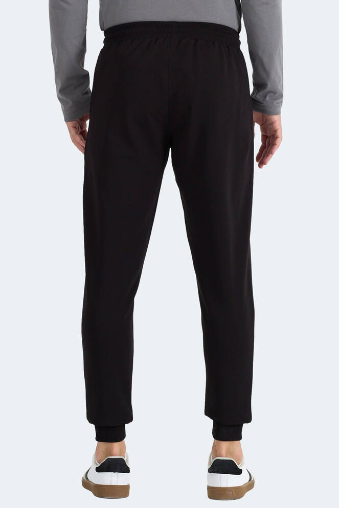 Slazenger FRENZY Erkek Fermuar Cepli Siyah Eşofman Altı