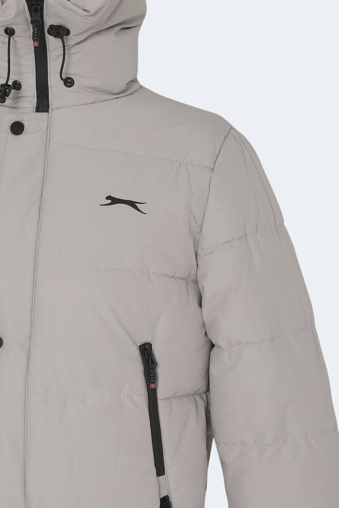 Slazenger GAFAR Büyük Beden Erkek Mont & Ceket Bej