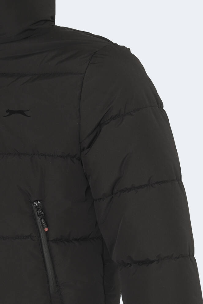 Slazenger GAFAR Büyük Beden Erkek Mont & Ceket Siyah