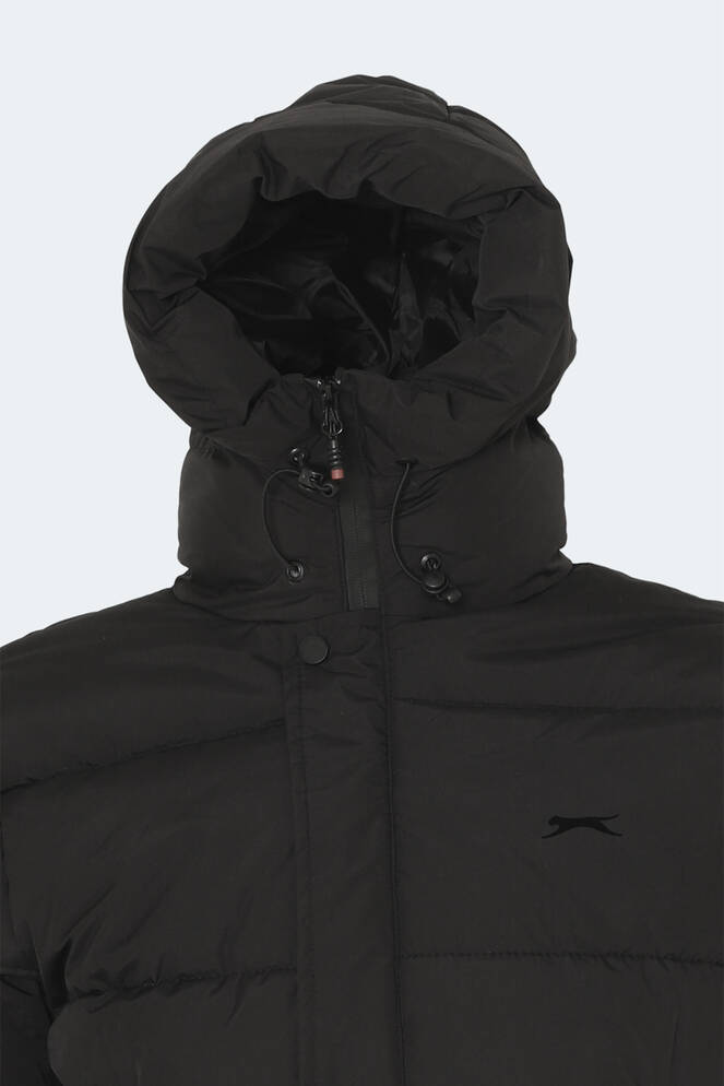 Slazenger GAFAR Büyük Beden Erkek Mont & Ceket Siyah