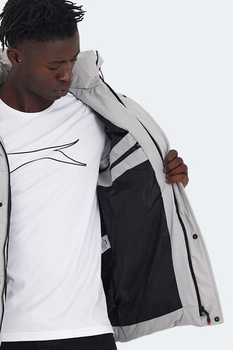 Slazenger GAFAR Erkek Mont & Ceket Bej - Thumbnail