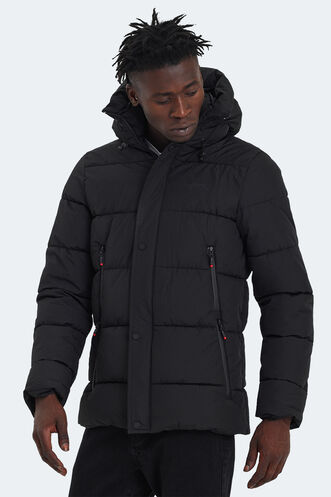 Slazenger - Slazenger GAFAR Erkek Mont & Ceket Siyah