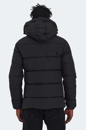 Slazenger GAFAR Erkek Mont & Ceket Siyah - Thumbnail