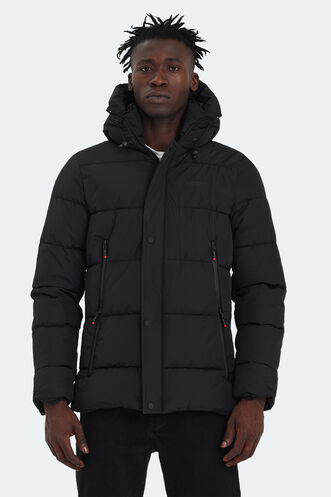 Slazenger GAFAR Erkek Mont & Ceket Siyah - Thumbnail