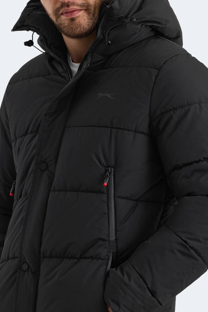 Slazenger GAFAR Erkek Mont & Ceket Siyah