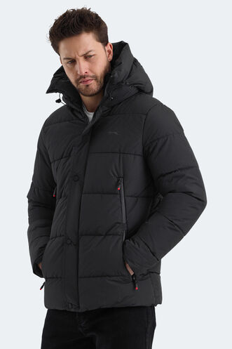 Slazenger GAFAR Men's Coat & Jacket Black - Thumbnail